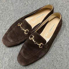 ファビオルスコーニ ビットローファー スエード イタリア製 ブラウン系　38