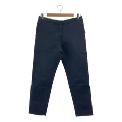 MARNI / マルニ | コットン クロップド テーパード スラックス パンツ | 40 | ブラック | レディース