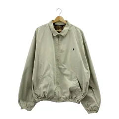 POLO BY RALPH LAUREN / ポロバイラルフローレン | 1980s | ヴィンテージ 三角タグ コットン スイングトップ ドリズラージャケット | XXL | アイボリー | メンズ