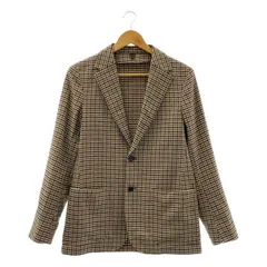 UNITED ARROWS / ユナイテッドアローズ | ハウンドトゥース LOVAT テーラードジャケット | 44 | ブラウン系 | メンズ
