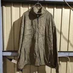 698 Columbia フリースジャケット カーキ  XXL コロンビア ワンポイント 刺繍ロゴ アウトドア 古着卸 アメリカ仕入