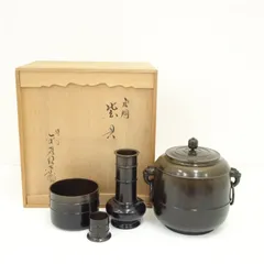 未使用品 茶道 建水 唐銅高岡銅器 表千家 2025年最新】唐