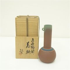d431花入 青磁 象耳 墨田 金太漢 木箱 茶道具 古物 - メルカリ