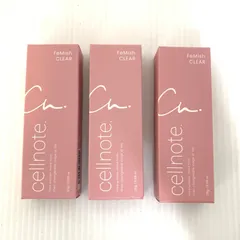 ⭐︎新品未開封⭐︎ セルノート　フェミッシュクリア　3個セット 楽天市場】【公式】 cellnote.FeMish CLEAR フェミッシュクリア 25g 3
