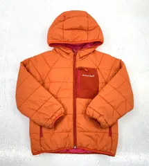 【盛岡82-0052】mont-bell モンベル キッズ リバーシブル ジャケット #1101525 110cm【中古/80】【キッズ】