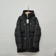 Tommy Hilfiger トミーヒルフィガー ブラック ダウン レディース M