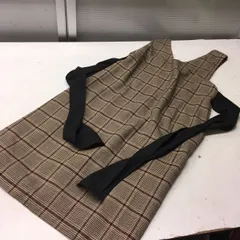 送料無料★31 Sons de mode★スカートワンピース　チェック柄ワンピース★サイズ36 #41104sjj39