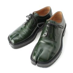 メゾンマルジェラ TABI COUNTY LACE UP ブラッシュドカーフスキン  