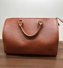 LOUIS VUITTON ルイヴィトン エピ スピーディ30 M43007 ハンドバッグ ブラウン カデナ、キーなし