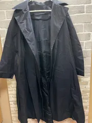 【G3-70】☆ martinique サイズ不明　ロングコート　ネイビー色