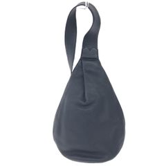 美品 JIL SANDER NAVY トートバッグ レザー 腕かけ ネイビー - メルカリ