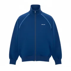 47k5 adidas アディダス 80`s vintge 西ドイツ製 トラックジャケット ブルゾン ワンポイント刺繡 ATS-80 L ブルーo07t