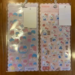 ハローキティ　リトルツインスターズ　キキララ　ふわふわシール