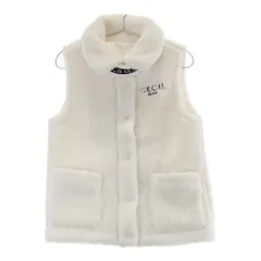 サイズ：1 CECIL McBEE green セシルマクビーグリーン  ボアジップベスト  ホワイト系 [240101551915] ゴルフウェア レディース ストスト