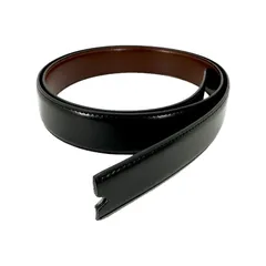 【迅速発送】セカンドトゥモロー バックルなし 革のみ ベルト 牛革 メンズベルト ロング オールレザー 黒茶リバーシブル ビジネス 替えベルト メンズ 長い ピン 本革 紳士 約130cm S-B-21