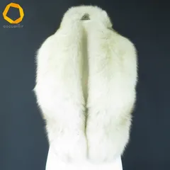 #w サガフォックス SAGAFOX ストール ショール オフホワイト系 ミックス フォックスファー 毛皮 ティペット レディース [966760] k01