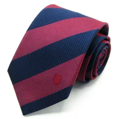 ブラックレーベル・クレストブリッジ ブランド ネクタイ シルク 未使用タグ付 PO メンズ ネイビー BLACK LABELCRESTBRIDGE