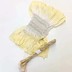［5854］帯締め 帯揚げ セット 横段ぼかし 金糸 絞り 正絹 着物 帯絞め