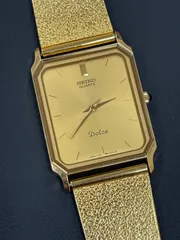 希少！美品⭐️【SEIKO DOLCE】7731 SGP30 旧ロゴ　メンズ時計 Vintage SEIKO DOLCE 7731-5210 SGP30 ST Shape Square Men