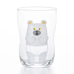 【迅速発送】アデリア(ADERIA) 【 つよいこ グラス Mサイズ しろくまのパンツ 185ml キッズデザイン賞 化粧箱入 日本製 6231 】 tupera tupera 子供 食器 割れにくい 強化 ガラス 誕生日 ギフト 贈り物 プレゼント 持ちやす