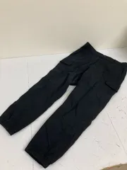 送料無料★UNIQLO ユニクロ★カーゴパンツ 黒パンツ ボトムス ブラック★メンズ　Mサイズ　#71013sNj98