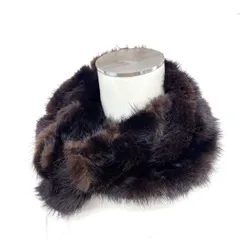 mink fur  ミンクファー マフラー      ダークブラウン レディース / 240001168306