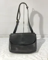【紫波79-1-1104st】SLOW スロウ 革 レザー ショルダーバッグ ブラック【中古】【レディース】のサムネイル