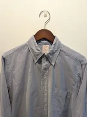 70's　USA製　Brooks Brothers　ブルックスブラザーズ　シャツ　6ボタン　makers　ブルー　オックスフォード　ボタンダウン