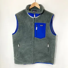 Patagonia パタゴニア ボアベスト レトロX 古着 カジュアル メンズ XLサイズ グレー アウター A15137◆