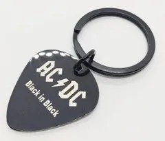 AC/DC アンガス・ヤング ブラック ロックバンド キーリング キーホルダー アクセサリー アメリカン雑貨