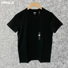 UNIQLO ブラック Tシャツ Lサイズ 未使用タグ付き Lサイズ