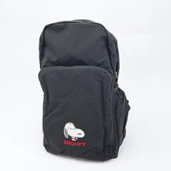 スヌーピー パッカブル リュックサック アップリケ刺繍 バッグ SNOOPY