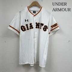 アンダーアーマー 読売ジャイアンツ 巨人 ホーム用 レプリカユニフォーム ロゴ 刺繍 半袖 カットソー サイズSM メンズ - ISItems【USED】【古着】【中古】50142447
