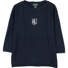 古着 ラルフローレン Ralph Lauren LAUREN ローレン 七分袖 コットンニットセーター レディースL相当/eaa589272