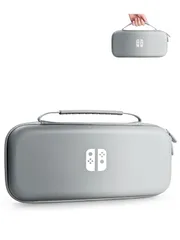 【2025年最新Switch2 ケース 】 スイッチ 2 ケース 高密度EVA防水 耐衝撃 ハードシェル ゲームカード10枚収納 兼容Switch/有機ELモデル 収納バッグ ポーチ コンパクト 軽量 全面保護 保護カバー ポータブル 持ち運び 旅行 (グレー