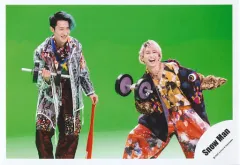 【中古】生写真(ジャニーズ) Snow Man/岩本照・佐久間大介/横型・膝上/シングル「ブラザービート」MV＆ジャケ写オフショット/公式生写真
