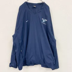 【美品】NIKE　バックロゴ　ナイロンプルオーバー　刺繍　ナイキ　両面ロゴ 2025年最新】ナイキ ナイロンジャケット プルオーバーの人気アイテム
