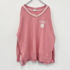 【3点以上まとめ買いで20%OFF】古着 used　00s　champion　チャンピオン　リバースウィーブ　スウェット/トレーナー　カレッジ　ピンク　Lサイズ