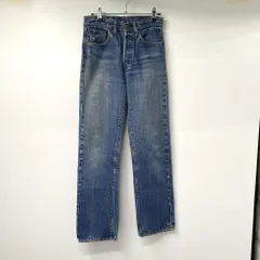 【中古】60s～70s LEVI'S 501 66前期 刻印6 両面BIGE 実寸70cm 股下75cm 後期型 デニムパンツ リーバイス[17]