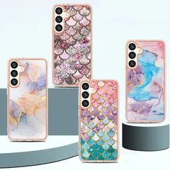 Galaxy S22 Ultra スマホケース 背面型 砂辺 貝殻 花柄 おしゃれ 耐衝撃 ソフト TPU ギャラクシー S22 Ultra 携帯カバー