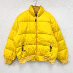 【3点以上まとめ買いで20%OFF】古着 used　Polo by Ralph Lauren　ポロバイラルフローレン　フルジップダウンジャケット　イエロー　XLサイズ