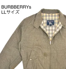 Burberrys バーバリーズ ヴィンテージ ジップ ウールブルゾン ハリントンジャケット LL ノバチェック 裏地チェック｜Vintage Burberrys Zip Wool Jacket LL