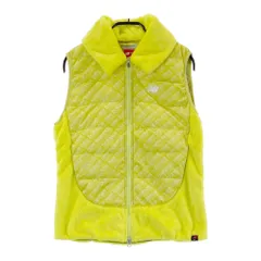 サイズ：2 NEW BALANCE GOLF ニューバランス  ボア切替 中綿ベスト  イエロー系 [240101434741] ゴルフウェア レディース ストスト