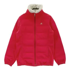 サイズ：M ADIDAS GOLF アディダスゴルフ A03299 2WAY ダウン ジップジャケット ドット柄 レッド系 [240101550004] ゴルフウェア レディース ストスト