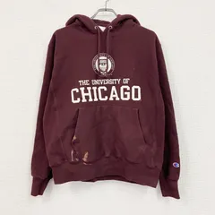 【3点以上まとめ買いで20%OFF】古着 used　00s　champion　チャンピオン　リバースウィーブ　スウェットパーカー/フーディ　ヴィンテージ　ボルドー　XLサイズ