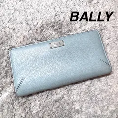 BALLY バリー 長財布 レザー 水色 収納多 ユニセックスのサムネイル