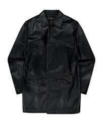OVY Waterproof Calf Leather Car Coat - メルカリ