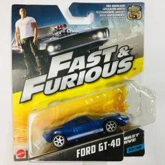 未開封【1/55 FORD GT40(BLUE)】FAST5 ワイルド・スピード MEGA・MAX 劇中車 MATTEL HOTWHEELS ホットウィールのサムネイル