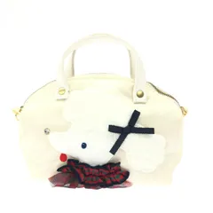 FAMILIAR ファミリア ビビィコラボ/ミニバッグ  プードル/ナイロン    ホワイト レディース / 240001169431