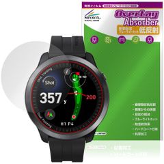 Voice Caddie T12PRO 保護 フィルム OverLay Absorber 低反射 for ボイスキャディ ゴルフウォッチ 衝撃吸収 ブルーライトカット 抗菌